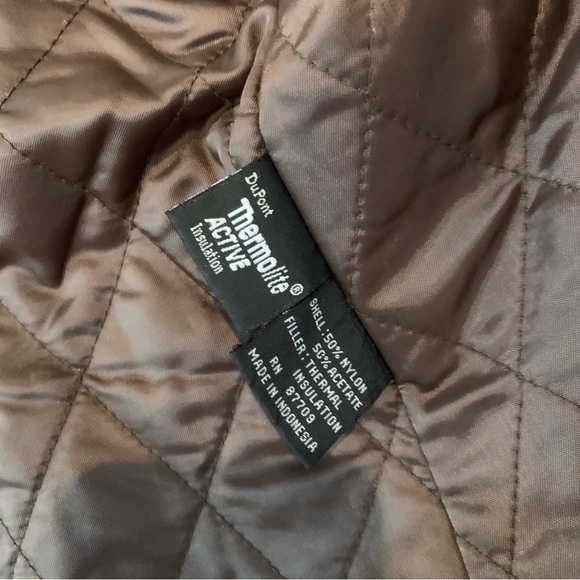 Women's Buttery Soft Brown Leather Belted Jacket - Picture 6 of 8